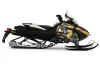Ski Doo Rev XR Sled Graphic Kit - 2009-2015 Mad Hatter Yellow