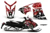 Ski Doo Rev XR Sled Graphic Kit - 2009-2015 Reaper Red