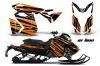 Ski Doo Rev XS Sled Graphic Kit - 2013-2014 In Line Orange