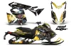 Ski Doo Rev XS Sled Graphic Kit - 2013-2014 Mad Hatter Black