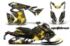 Ski Doo Rev XS Sled Graphic Kit - 2013-2014 Meltdown Black