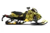 Ski Doo Rev XS Sled Graphic Kit - 2013-2014 Skull Camo Yellow