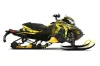 Ski Doo Rev XS Sled Graphic Kit - 2013-2014 Zombie Trooper Yellow