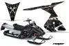 Ski Doo RT Sled Graphic Kit - 2005-2009 Reaper Black