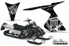 Ski Doo RT Sled Graphic Kit - 2005-2009 Silver Star - Reloaded Silver