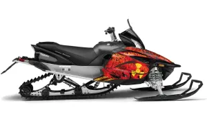Yamaha Apex Sled Graphic Kit - 2011-2018 Meltdown Red