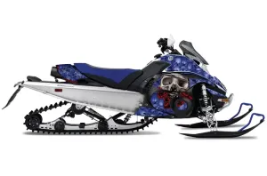 Yamaha FX Nytro Sled Graphic Kit - 2008-2014 Bone Collector Blue
