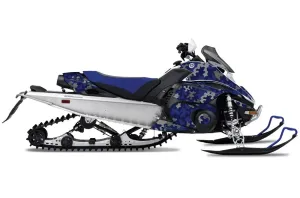 Yamaha FX Nytro Sled Graphic Kit - 2008-2014 Camoplate Blue