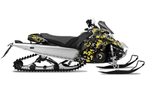 Yamaha FX Nytro Sled Graphic Kit - 2008-2014 Camoplate Yellow