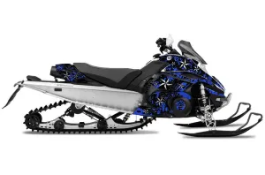 Yamaha FX Nytro Sled Graphic Kit - 2008-2014 Glock Blue
