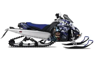 Yamaha FX Nytro Sled Graphic Kit - 2008-2014 Mad Hatter Blue
