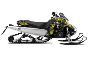 Yamaha FX Nytro Sled Graphic Kit - 2008-2014 Reaper Yellow
