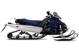 Yamaha FX Nytro Sled Graphic Kit - 2008-2014 Skulls N Hammers Blue
