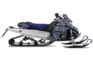Yamaha FX Nytro Sled Graphic Kit - 2008-2014 Urban Camo Blue
