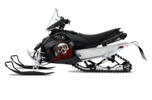 Yamaha Phazer RTX / GT Sled Graphic Kit - 2007-2016 Bone Collector Black