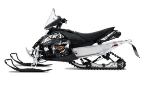 Yamaha Phazer RTX / GT Sled Graphic Kit - 2007-2016 Mad Hatter Black