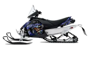 Yamaha Phazer RTX / GT Sled Graphic Kit - 2007-2016 Mad Hatter Blue