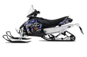 Yamaha Phazer RTX / GT Sled Graphic Kit - 2007-2016 Mad Hatter Blue