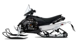 Yamaha Phazer RTX / GT Sled Graphic Kit - 2007-2016 Reaper Black
