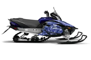 Yamaha Vector RS Sled Graphic Kit - 2012-2016 Butterfly Blue