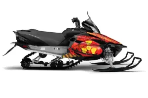 Yamaha Vector RS Sled Graphic Kit - 2012-2016 Meltdown Red