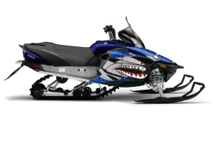 Yamaha Vector RS Sled Graphic Kit - 2012-2016 P40 Warhawk Blue