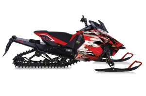 Yamaha Viper SR / SRT / RTX / SE Sled Graphic Kit - 2014-2016 Carbon X Red