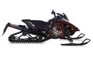 Yamaha Viper SR / SRT / RTX / SE Sled Graphic Kit - 2014-2016 Widow Maker Red