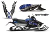 Yamaha Apex Sled Graphic Kit - 2011-2018 Mad Hatter Blue