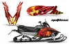 Yamaha Apex Sled Graphic Kit - 2011-2018 Meltdown Red