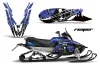 Yamaha Apex Sled Graphic Kit - 2011-2018 Reaper Blue