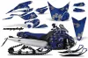 Yamaha FX Nytro Sled Graphic Kit - 2008-2014 Camoplate Blue