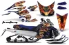 Yamaha FX Nytro Sled Graphic Kit - 2008-2014 Firestorm Blue