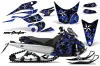 Yamaha FX Nytro Sled Graphic Kit - 2008-2014 Glock Blue