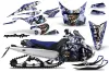 Yamaha FX Nytro Sled Graphic Kit - 2008-2014 Mad Hatter Blue