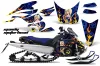 Yamaha FX Nytro Sled Graphic Kit - 2008-2014 Motorhead Mandy Blue