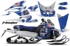 Yamaha FX Nytro Sled Graphic Kit - 2008-2014 T Bomber Blue