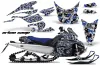 Yamaha FX Nytro Sled Graphic Kit - 2008-2014 Urban Camo Blue