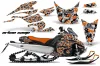 Yamaha FX Nytro Sled Graphic Kit - 2008-2014 Urban Camo Orange