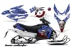 Yamaha Phazer RTX / GT Sled Graphic Kit - 2007-2016 Bone Collector Blue