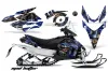 Yamaha Phazer RTX / GT Sled Graphic Kit - 2007-2016 Mad Hatter Blue
