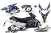 Yamaha Phazer RTX / GT Sled Graphic Kit - 2007-2016 Mad Hatter Blue