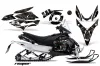 Yamaha Phazer RTX / GT Sled Graphic Kit - 2007-2016 Reaper Black