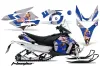 Yamaha Phazer RTX / GT Sled Graphic Kit - 2007-2016 T Bomber Blue