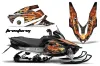 Yamaha Vector RS Sled Graphic Kit - 2012-2016 Firestorm Black
