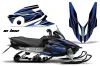 Yamaha Vector RS Sled Graphic Kit - 2012-2016 In Line Blue
