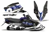 Yamaha Vector RS Sled Graphic Kit - 2012-2016 Mad Hatter Blue