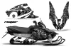 Yamaha Vector RS Sled Graphic Kit - 2012-2016 Reaper Black