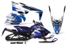 Yamaha Viper SR / SRT / RTX / SE Sled Graphic Kit - 2014-2016 Carbon X Blue