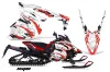 Yamaha Viper SR / SRT / RTX / SE Sled Graphic Kit - 2014-2016 Expo Red